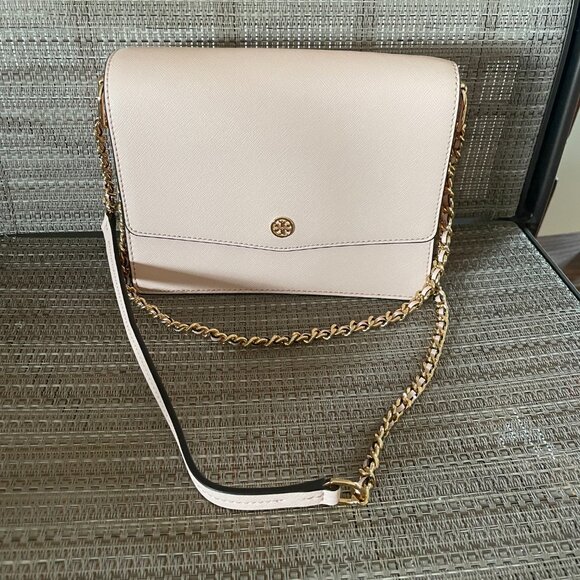 Tory Burch Robinson Leather Convertible Shoulder Bag - Picture 2 of 7